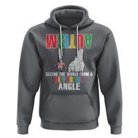 Giraffe Autism Seeing World Different Angle Hoodie - Wonder Print Shop