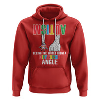 Giraffe Autism Seeing World Different Angle Hoodie - Wonder Print Shop