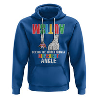 Giraffe Autism Seeing World Different Angle Hoodie - Wonder Print Shop