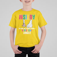 Giraffe Autism Seeing World Different Angle T Shirt For Kid - Wonder Print Shop