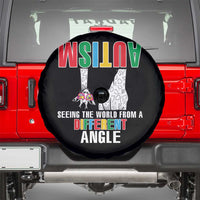 Giraffe Autism Seeing World Different Angle Spare Tire Cover
