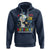 Autism Awareness Hoodie It's Ok To Be Different Cute Puzzle Giraffe - Wonder Print Shop