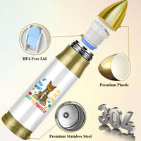 Autism Awareness Bullet Tumbler Funny Cat If You Want To Be Cool Just Be Yourself Puzzle Shoe