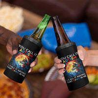 Autism Awareness 4 in 1 Can Cooler Tumbler You Call It Autism I Call It Having That Dawg In Me Wolf Puzzle Moon