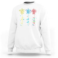 Autism Awareness Sweatshirt It's Ok To Be Different Sea Turtle - Wonder Print Shop