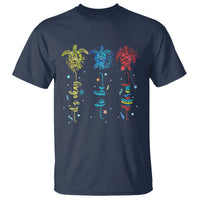 Autism Awareness T Shirt It's Ok To Be Different Sea Turtle - Wonder Print Shop