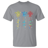 Autism Awareness T Shirt It's Ok To Be Different Sea Turtle - Wonder Print Shop