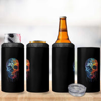 Autism Awareness Cool Puzzle Skull 4 in 1 Can Cooler Tumbler