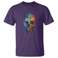Autism Awareness Cool Puzzle Skull T Shirt - Wonder Print Shop