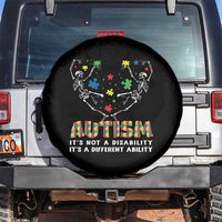 Autism Awareness Spare Tire Cover Skeleton It's Not A Disability It's A Different Ability