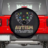 Autism Awareness Spare Tire Cover Skeleton It's Not A Disability It's A Different Ability