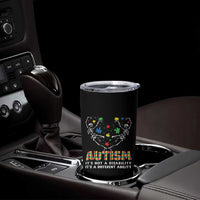 Autism Awareness Tumbler Cup Skeleton It's Not A Disability It's A Different Ability