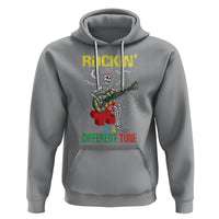 Autism Awareness Hoodie Rockin' To A Different Tune Skeleton - Wonder Print Shop