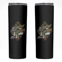 Autism Awareness Skinny Tumbler Rockin' To A Different Tune