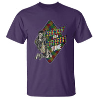 Autism Awareness T Shirt Rockin' To A Different Tune Skeleton - Wonder Print Shop