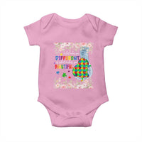 Autism Awareness Baby Onesie What Makes You Different Is What Makes You Beautiful Autistic Elephant Mom
