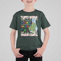 Autism Awareness T Shirt For Kid What Makes You Different Is What Makes You Beautiful Autistic Elephant Mom - Wonder Print Shop