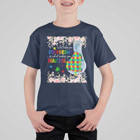 Autism Awareness T Shirt For Kid What Makes You Different Is What Makes You Beautiful Autistic Elephant Mom - Wonder Print Shop