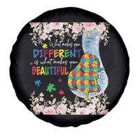 Autism Awareness Spare Tire Cover What Makes You Different Is What Makes You Beautiful Autistic Elephant Mom
