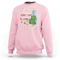 Autism Awareness Sweatshirt What Makes You Different Is What Makes You Beautiful Autistic Elephant Mom - Wonder Print Shop