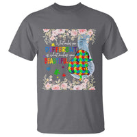 Autism Awareness T Shirt What Makes You Different Is What Makes You Beautiful Autistic Elephant Mom - Wonder Print Shop