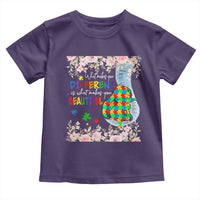 Autism Awareness Toddler T Shirt What Makes You Different Is What Makes You Beautiful Autistic Elephant Mom