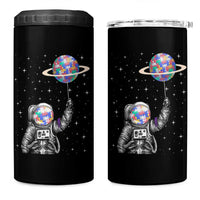 Autism Awareness 4 in 1 Can Cooler Tumbler Astronaut Puzzle Balloon Autistic Outer Space