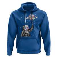 Autism Awareness Hoodie Astronaut Puzzle Balloon Autistic Outer Space - Wonder Print Shop