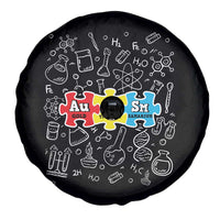 Autism Awareness Puzzle Periodic Table Autistic Spare Tire Cover