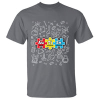 Autism Awareness Puzzle Periodic Table Autistic T Shirt - Wonder Print Shop