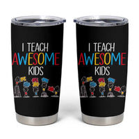 Autism Awareness Tumbler Cup I Teach Awesome Kids Funny Puzzle Special Education Teacher