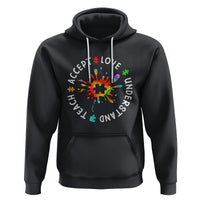 Autism Awareness Hoodie Special Teacher Teach Accept Understand Love - Wonder Print Shop