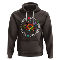 Autism Awareness Hoodie Special Teacher Teach Accept Understand Love - Wonder Print Shop