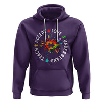 Autism Awareness Hoodie Special Teacher Teach Accept Understand Love - Wonder Print Shop