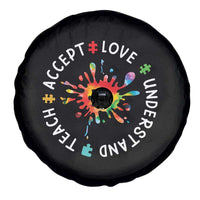 Autism Awareness Spare Tire Cover Special Teacher Teach Accept Understand Love