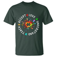 Autism Awareness T Shirt Special Teacher Teach Accept Understand Love - Wonder Print Shop