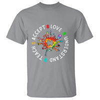 Autism Awareness T Shirt Special Teacher Teach Accept Understand Love - Wonder Print Shop