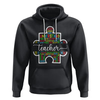 Autism Awareness Hoodie Special Teacher Teach Accept Understand Love - Wonder Print Shop
