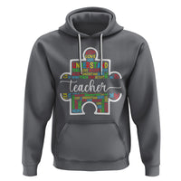 Autism Awareness Hoodie Special Teacher Teach Accept Understand Love - Wonder Print Shop