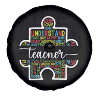 Autism Awareness Spare Tire Cover Special Teacher Teach Accept Understand Love