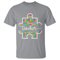 Autism Awareness T Shirt Special Teacher Teach Accept Understand Love - Wonder Print Shop