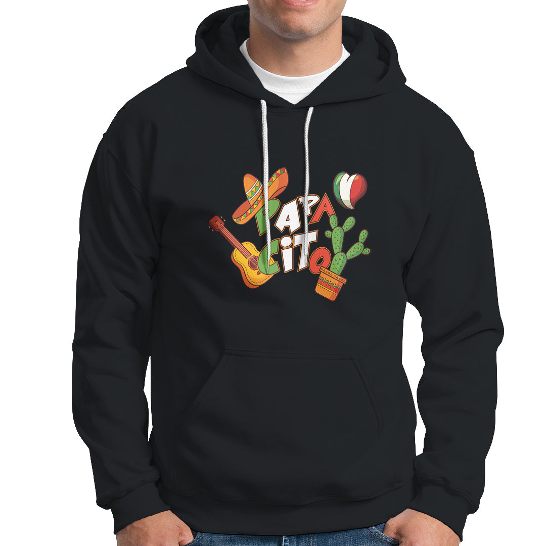 Cinco De Mayo Hoodie Papacito Family Matching Mexican Dad - Wonder Print Shop