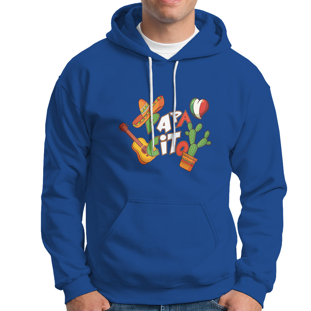 Cinco De Mayo Hoodie Papacito Family Matching Mexican Dad - Wonder Print Shop