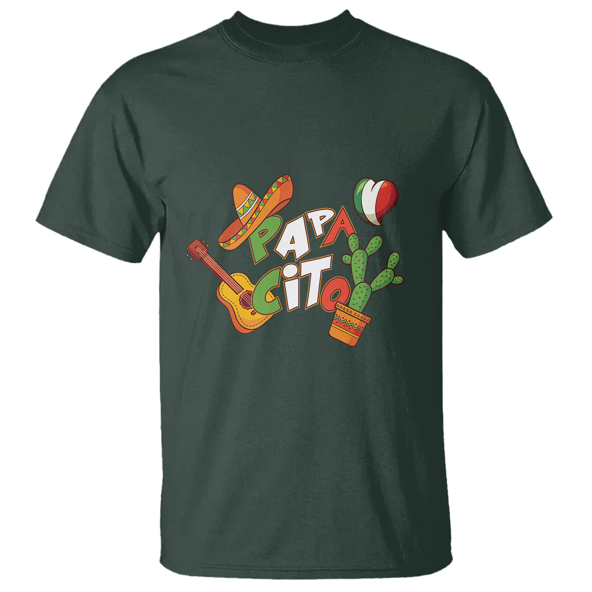 Cinco De Mayo T Shirt Papacito Family Matching Mexican Dad - Wonder Print Shop