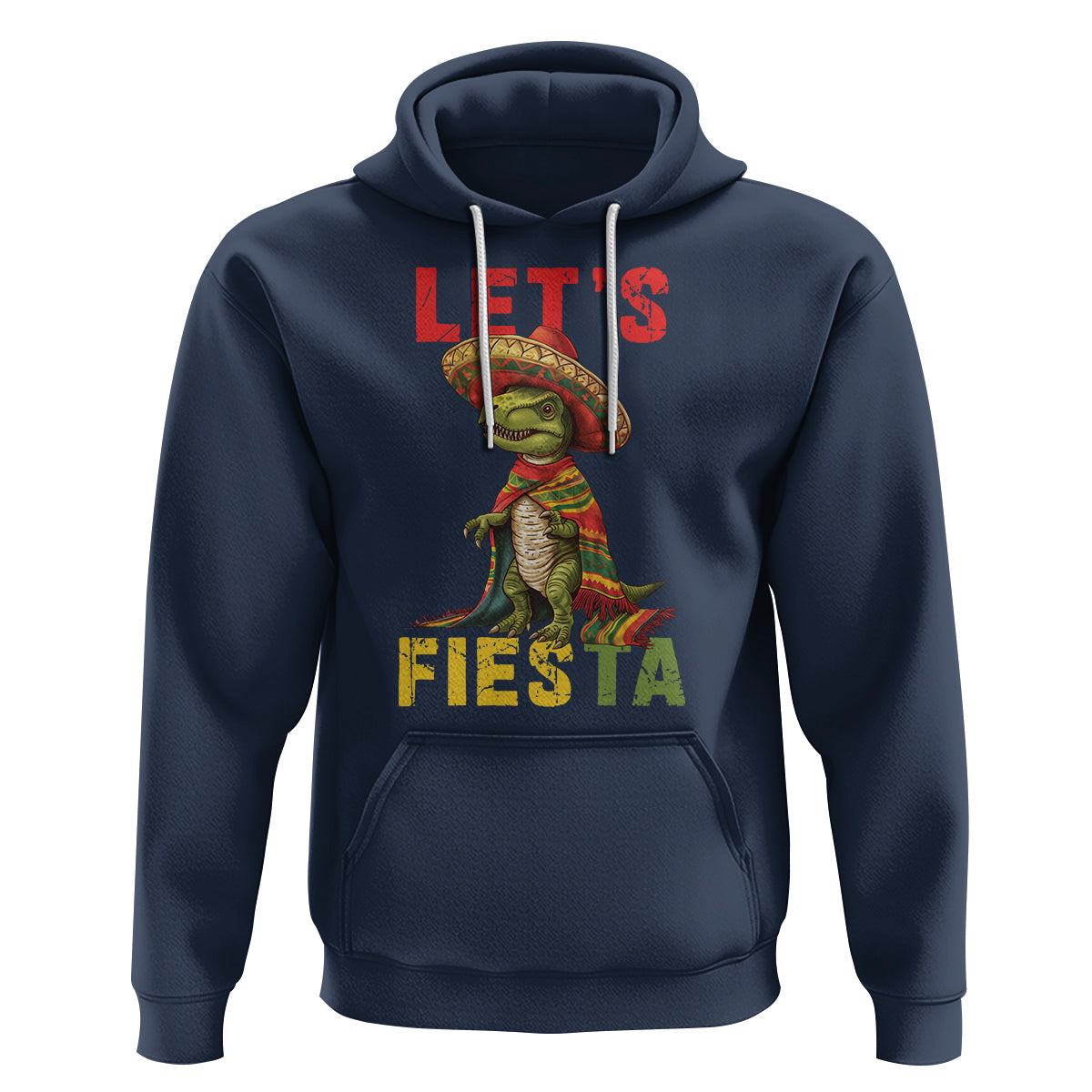Cinco De Mayo Hoodie Let's Fiesta Mexican Dinosaur Toddler Boys - Wonder Print Shop