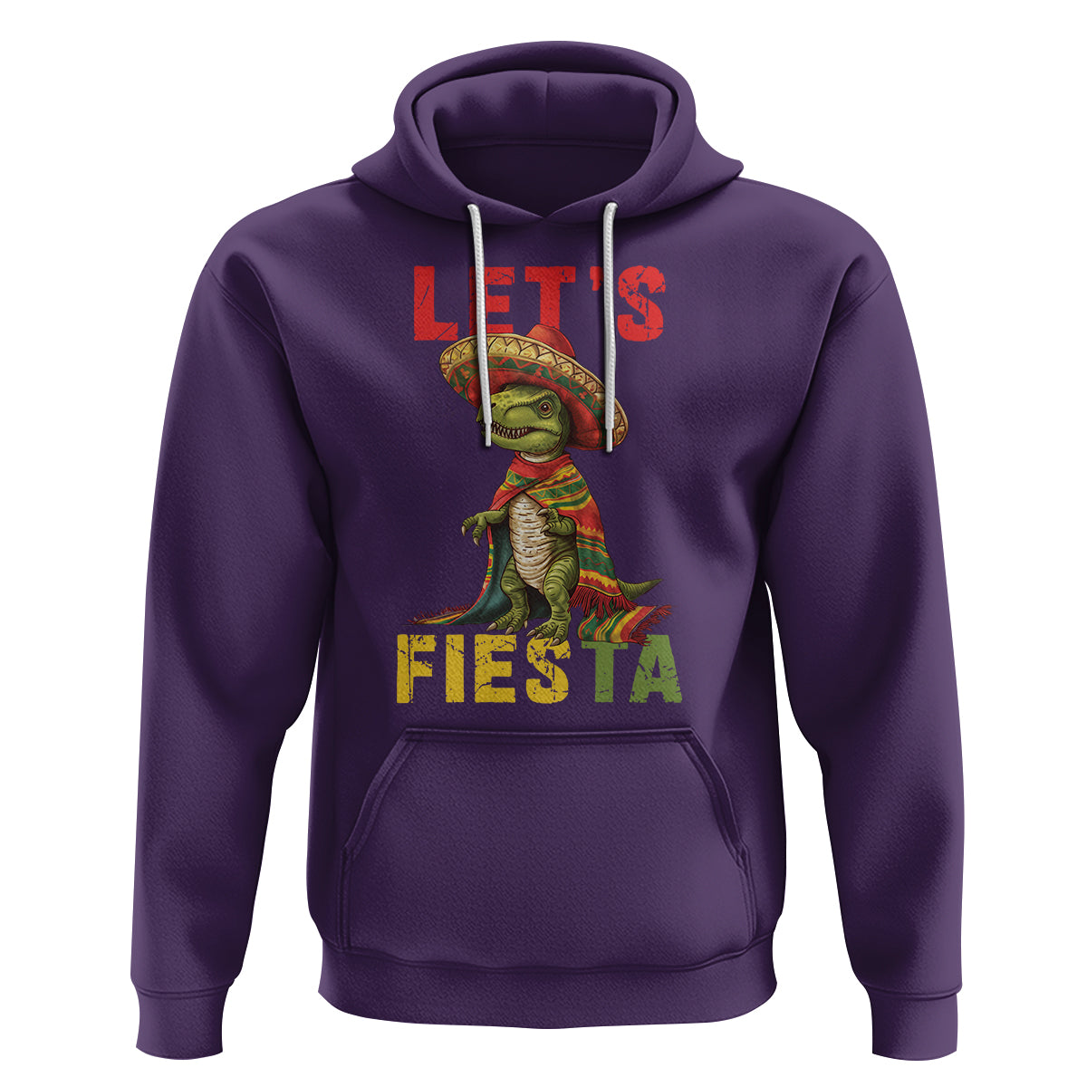 Cinco De Mayo Hoodie Let's Fiesta Mexican Dinosaur Toddler Boys - Wonder Print Shop