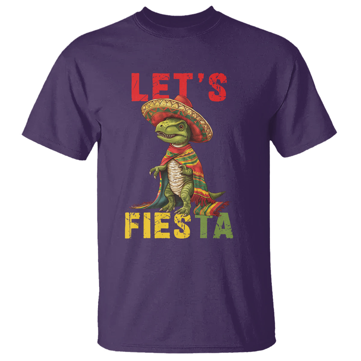 Cinco De Mayo T Shirt Let's Fiesta Mexican Dinosaur Toddler Boys - Wonder Print Shop