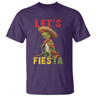 Cinco De Mayo T Shirt Let's Fiesta Mexican Dinosaur Toddler Boys - Wonder Print Shop