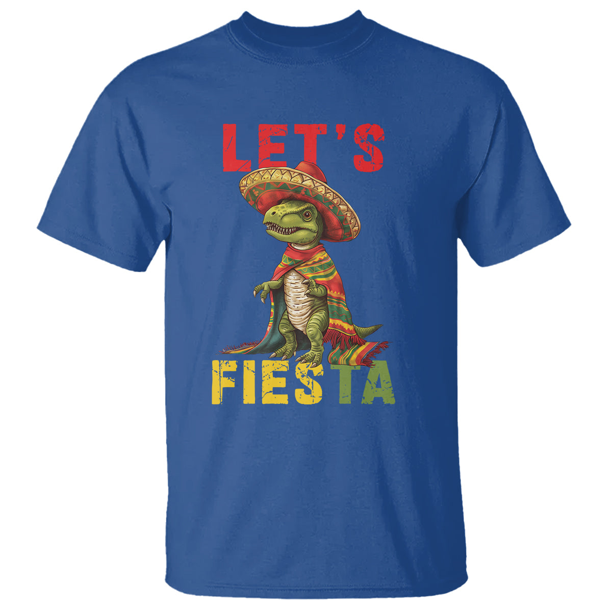 Cinco De Mayo T Shirt Let's Fiesta Mexican Dinosaur Toddler Boys - Wonder Print Shop