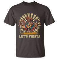 Cinco De Mayo T Shirt Let's Fiesta Skeleton Dancing Mexican Party - Wonder Print Shop